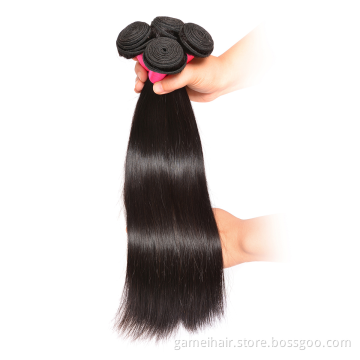 wholesale frontal custom wigs 100% Human hair extension bundle cutical aligned raw indian hair Straight Hair Bundles